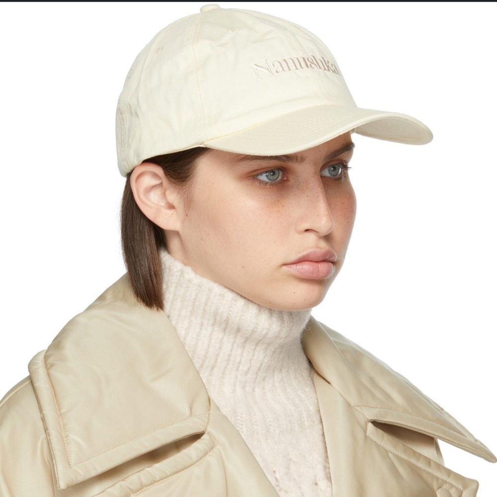 NANUSHKA
Yellow Organic Cotton Val Cap
Yellow cream organic cotton